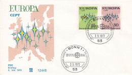 BRD,1972, Schmuck-FDC  Mit Nr. 716-717 "Europa" - Brieven En Documenten