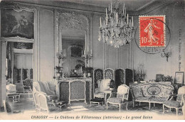 CHAUSSY - Le Château De Villarceaux - Le Grand Salon - Très Bon état - Other & Unclassified