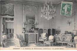 CHAUSSY - Le Château De Villarceaux - Le Grand Salon - Très Bon état - Sonstige & Ohne Zuordnung