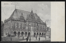Germany. Bremen. Rathaus. Illustrated View Posted Postcard - Bremen