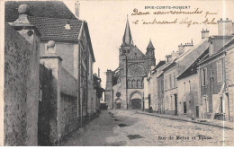 BRIE COMTE ROBERT - Rue De Melun Et Eglise - Très Bon état - Brie Comte Robert