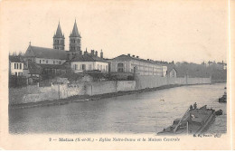 MELUN - Eglise Notre Dame Et La Maison Centrale - Très Bon état - Melun