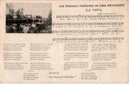 CHANSONS: Les Chansons Gaillardes De Léon Branchet La Vota - état - Musique Et Musiciens
