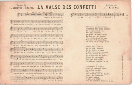 CHANSONS: La Valise Des Confetti - Très Bon état - Muziek En Musicus