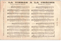 CHANSONS: La Vierge à La Crèche - état - Musik Und Musikanten