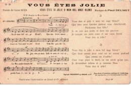 CHANSONS: Vous êtes Jolie - état - Muziek En Musicus