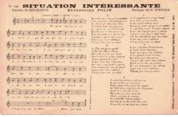 CHANSONS: Situation Intéressante - état - Música Y Músicos