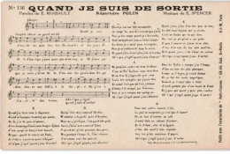 CHANSONS: Quand Je Suis De Sortie - Très Bon état - Musica E Musicisti