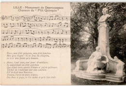 CHANSONS: Lille Monument De Desrousseaux Chanson Du P'tit Quinquin - Bon état - Musique Et Musiciens