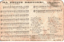 CHANSONS: Ma Petite Bretonne - état - Musik Und Musikanten