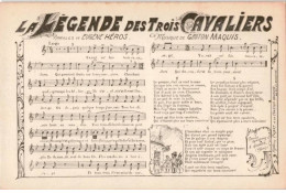 CHANSONS: La Légende Des Trois Cavaliers - Très Bon état - Music And Musicians