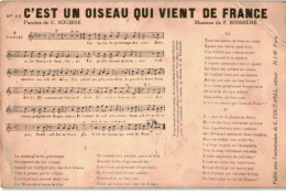 CHANSONS: C'est Un Oiseau Qui Vient De France - état - Música Y Músicos