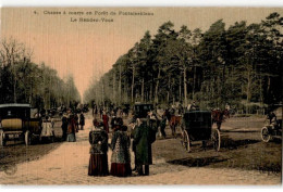 FONTAINEBLEAU: Chasse à Courre En Forêt De Fontainebleau, Le Rendez-vous - Très Bon état - Fontainebleau