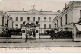 FONTAINEBLEAU: L'hôtel De L'aigle Noir - Très Bon état - Fontainebleau