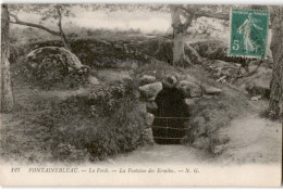 FONTAINEBLEAU: La Forêt La Fontaine Des Ermites - Très Bon état - Fontainebleau