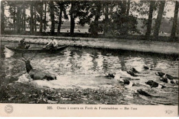 FONTAINEBLEAU: Chasse à Courre En Forêt De Fontainebleau, Bat L'eau - Très Bon état - Fontainebleau