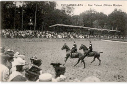 FONTAINEBLEAU: Raid National Militaire Hippique - Très Bon état - Fontainebleau