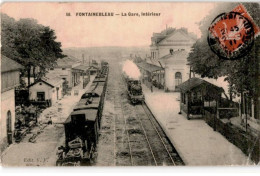 FONTAINEBLEAU: La Gare, Intérieur - état - Fontainebleau