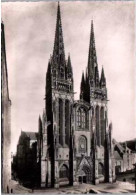 QUIMPER.  - La Cathédrale.     -  Non Circulée. .Photo Véritable - Quimper