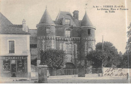 YERRES - Le Château - Place Et Fontaine Du Taillis - Très Bon état - Yerres