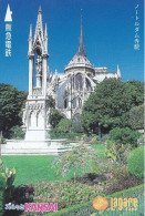 Japan Prepaid Langare Card 3000 Kansai - Notre Dame Cathedral Paris View France - Japan