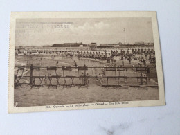 Carte Postale Ancienne (1934) Ostende La Petite Plage - Ostend The Little Beach - Oostende