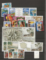 1998 MNH Polynesie Française Year Collection Postfris** - Années Complètes