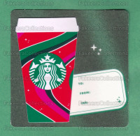 INDIA Inde Indien - Starbucks Gift Card - Odd Shape - CN 2000 , SKU 11148091 23000204 - Unused - Coffee Glass - As Scan - Tarjetas De Regalo