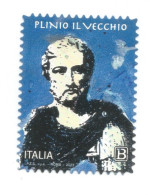 (REPUBBLICA ITALIANA) 2023, PLINIO IL VECCHIO - Serie Di 1 Francobollo Usato - 2021-...: Used