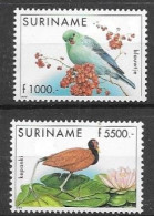 Surinam Mnh ** 1999 Birds Set 10 Euros - Suriname
