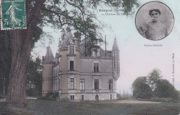 Dangeul (72 Sarthe) Château De Dangeul - Costume Sarthois En Médaillon - édit. Bouveret Colorisée - Sonstige & Ohne Zuordnung