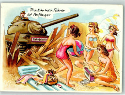 39650807 - Humor Panzer Frauen Radio Spruch - Otros & Sin Clasificación
