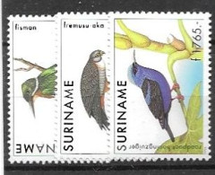 Surinam Mnh ** 1998 Birds Set 25 Euros - Surinam
