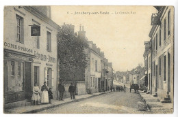 CPA 51 JONCHERY-SUR-VESLE La Grande Rue (Charcuterie - L' Epicier DINDIN) - Jonchery-sur-Vesle