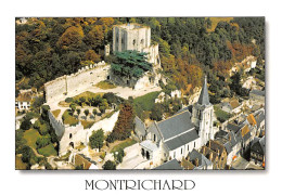 MONTRICHARD  L'église Sainte Croix Et Le Donjon Vus D'avion   43 (scan Recto Verso)MG2891 - Montrichard