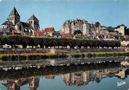 SAINT AIGNAN SUR CHER   L'église, Le Château Et Leurs Reflets Dans Le Cher   25 (scan Recto Verso)MG2892 - Saint Aignan