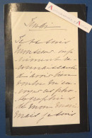 ● L.A.S Henriette épouse D'Alexandre DUMAS Fils Née Régnier De La Brière - Lettre Autographe - Other & Unclassified