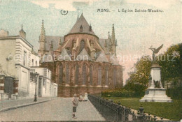 73506474 Mons Hainaut Eglise Sainte Waudru Mons Hainaut - Mons