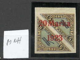 ESTLAND ESTONIA 1923 Michel 44 Bb (vemillion/brick Red) MNH - Estland