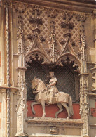 BLOIS  Statue équestre De Louis XII Au Dessus De L'entrée Principale Du Château XIIe S    14 (scan Recto Verso)MG2899 - Blois