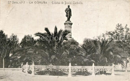 73493472 La Coruna Estatua De Daniel Carballo Monumento La Coruna - Autres & Non Classés