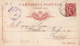 STORIA POSTALE - REGNO - INTERI POSTALI  - F.P - Marcophilia