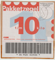 Nederland Pakketzegel Tot 10 Kilo  Gebruikt - Otros & Sin Clasificación