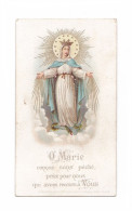 Ô Marie Conçue Sans Péché, Vierge Marie, Prière, éd. D. Saudinos-Ritouret N° 422 - Devotieprenten