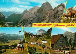 73493159 Graen Tirol Tourengebiet Fuessener Joechle Doppelsesselbahn Bergstation - Andere & Zonder Classificatie