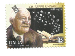 (REPUBBLICA ITALIANA) 2020, GIUSEPPE UNGARETTI - Serie Di 1 Francobollo Usato - 2011-20: Used