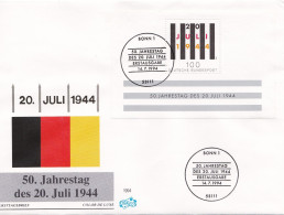 BRD,1994, Schmuck-FDC Mit Block 29 "50. Jahrestag Des 20.Juli 1944" - Lettres & Documents