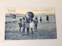 Carte Postale Ancienne (1932) Wenduyne Les Enfants Au Jeu - Les Trois Graces ! - Wenduine