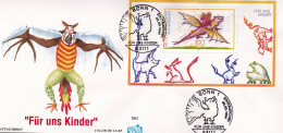 BRD,1994, Schmuck-FDC  Block 30 "Für Uns Kinder" - Briefe U. Dokumente