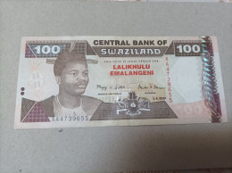 Billete Swaziland, 100 Emalangeni, Serie AA, Año 2001, UNC - Swasiland